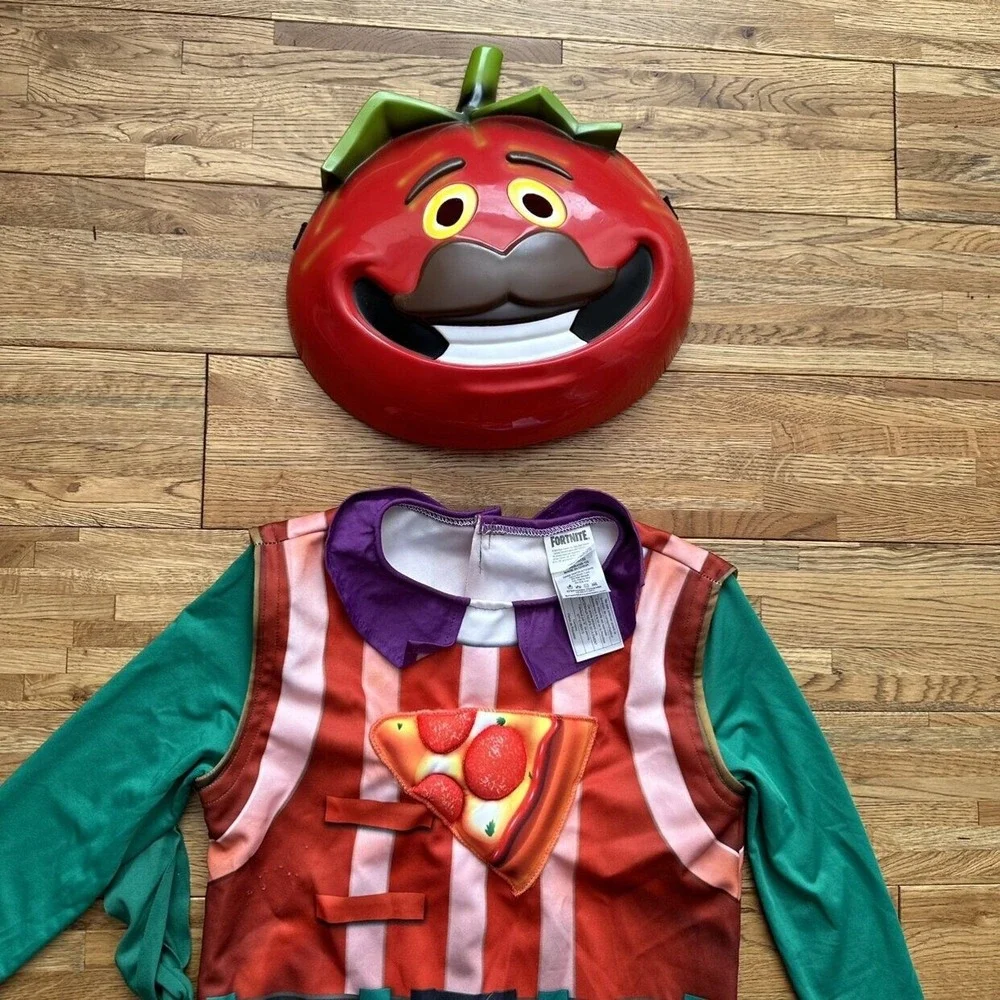 Fortnite Tomato Head Costume Size‎ M 8-10